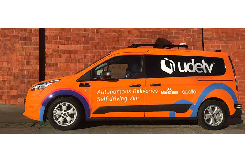 Walmart and Udelv's autonomous cargo van