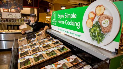 Home Chef retail meal kits in-store