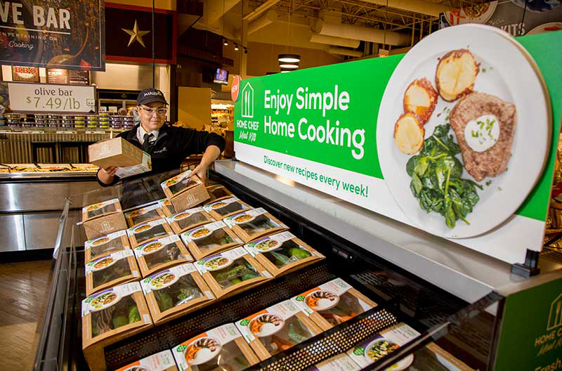 Home Chef retail meal kits in-store