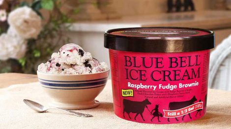 Blue Bell Raspberry Fudge Brownie Ice Cream