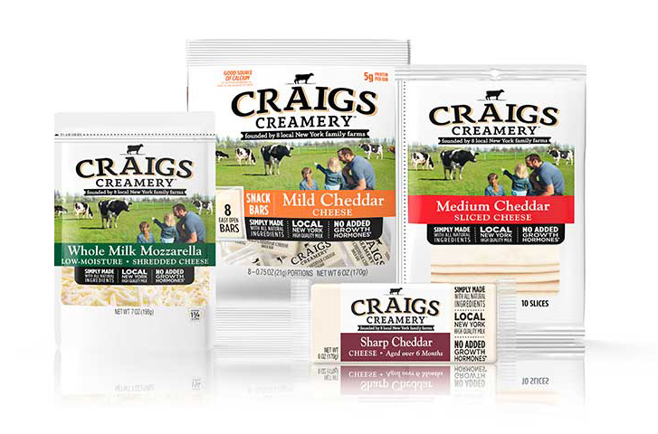 Craigs Cheese product lineup