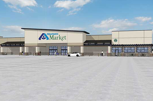 A rendering of the Albertsons Market that will open in Carlsbad in the fall of 2019.