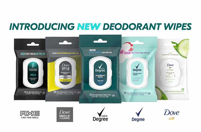 Unilever Deodorant Wipes