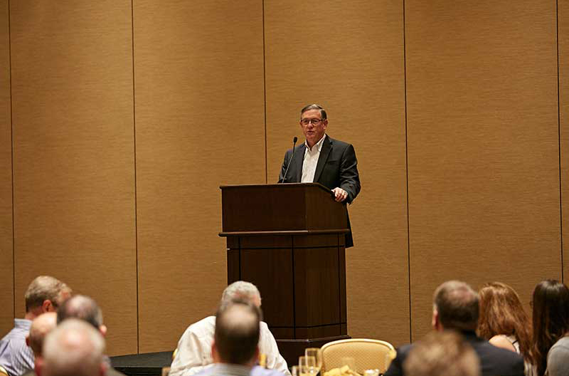 Peter Larkin speaks at the ROFDA Fall Conference in Arizona.