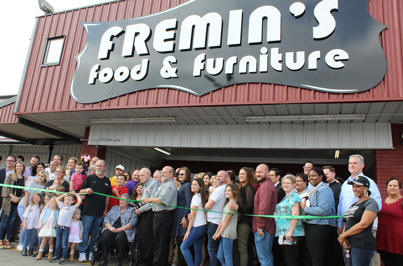 Fremin's ribbon cutting