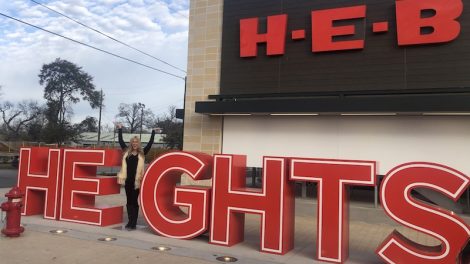 The Heights art installation at H-E-B.