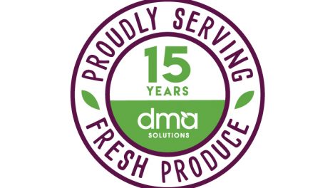 DMA Solutions 15-year logo