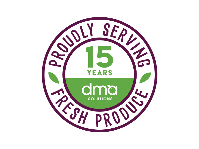 DMA Solutions 15-year logo