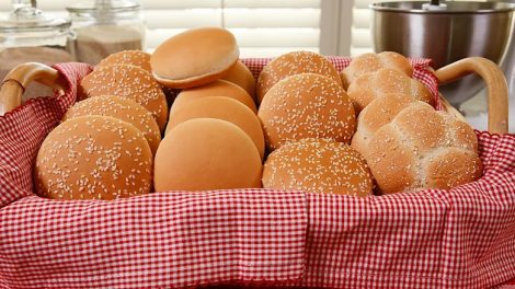 Mid South Baking Co. buns in a basket