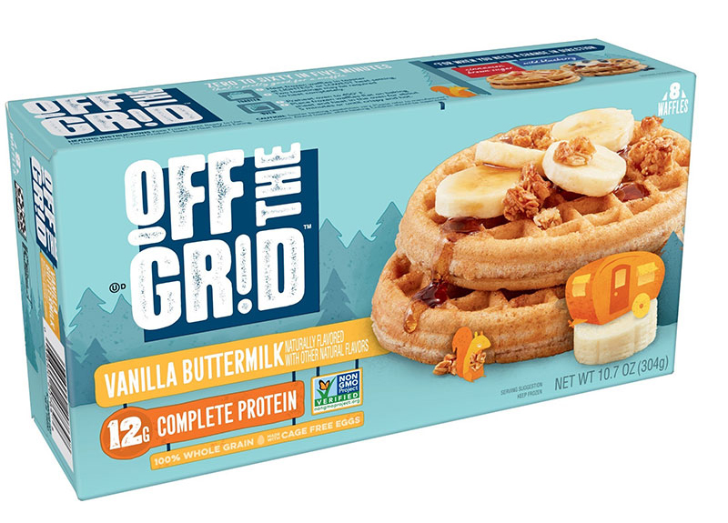 Kellogg Off the Grid protein waffle