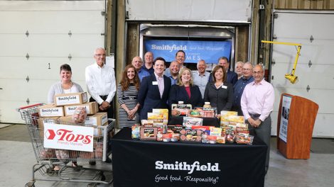 Smithfield and Tops donation