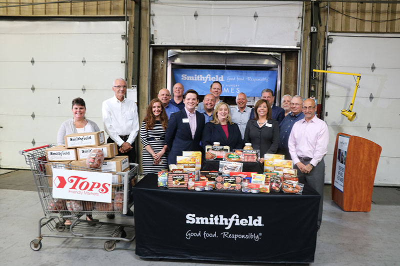 Smithfield and Tops donation