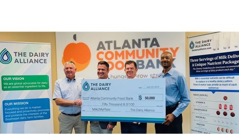 The Dairy Alliance and Atlanta Community Food Bank donation