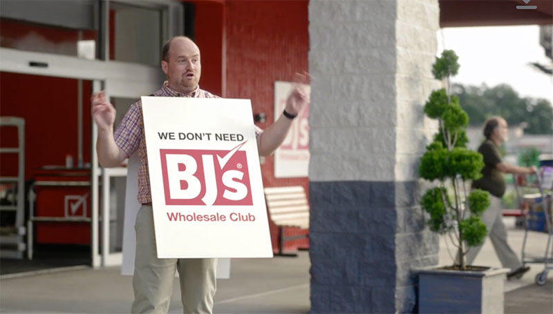 BJ's Detroit entry, ad campaign