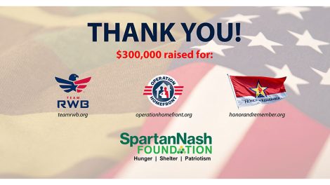 SpartanNash Foundation patriotic thank you