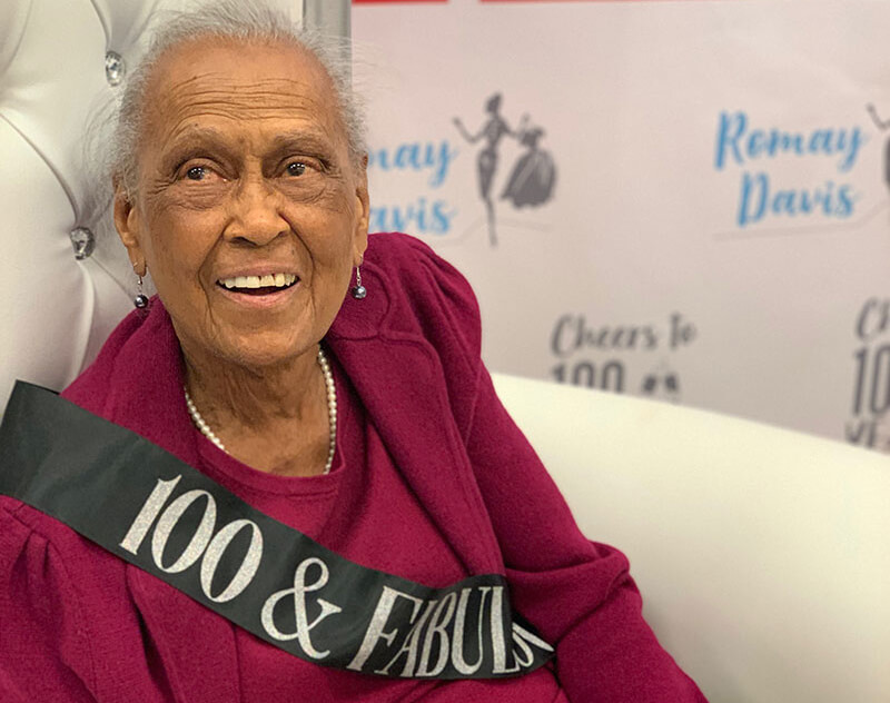 100th birthday, Romay Davis, Winn-Dixie