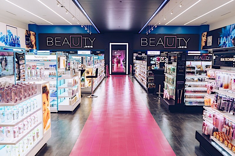 H-E-B beauty department