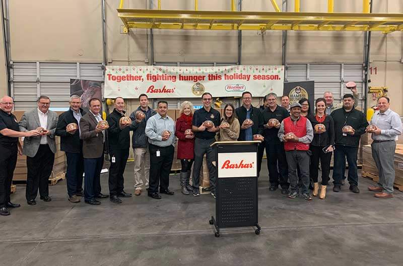 Hormel, Bashas' donate hams