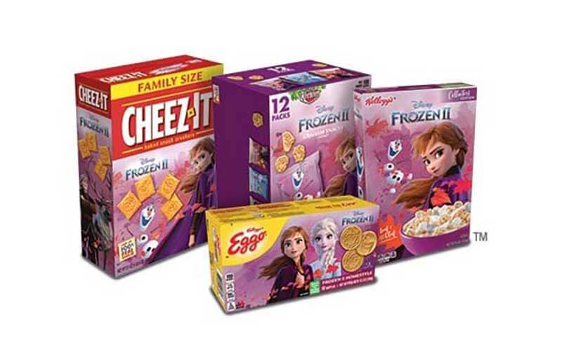 Kellogg Co. Frozen 2 waffles, cereal