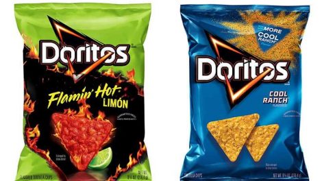 Doritos Flamin' Hot Limon and Cool Ranch