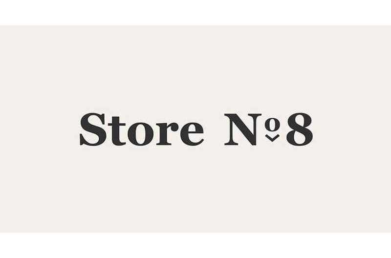 Store No. 8 logo Jet black Walmart