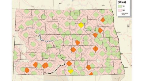 Dakotas profile rural ND Food Desert map