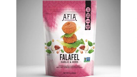 Afia frozen falafel garlic herb