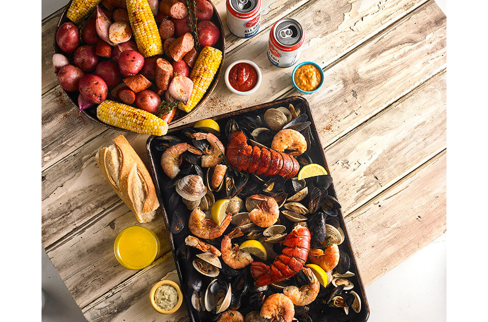 Central Market seafood clam bake