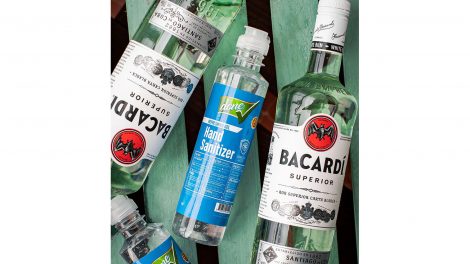 Bacardi hand sanitizer Covid-19