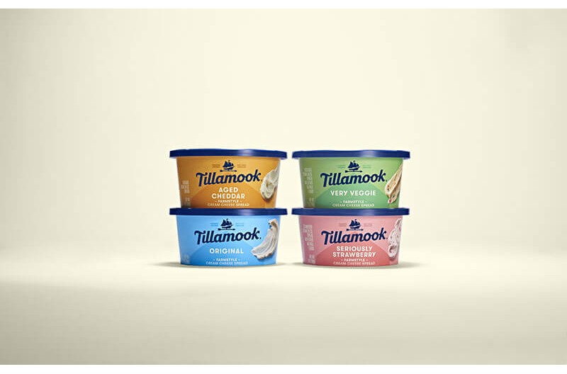 Tillamook farmstyle cream cheese spreads