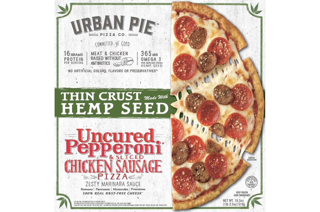 Urban Pie Pizza hemp seeds