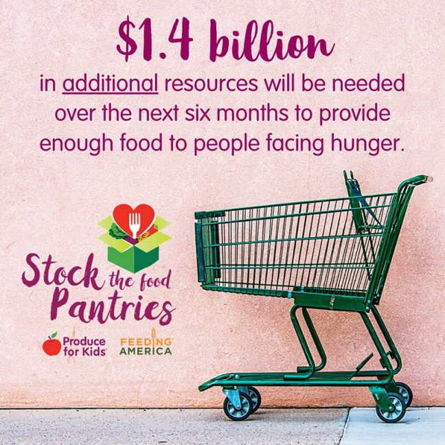 Stock the Food Pantries, Produce for Kids