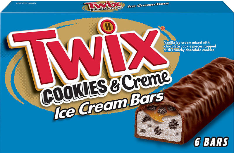 Twix ice cream bars, Mars