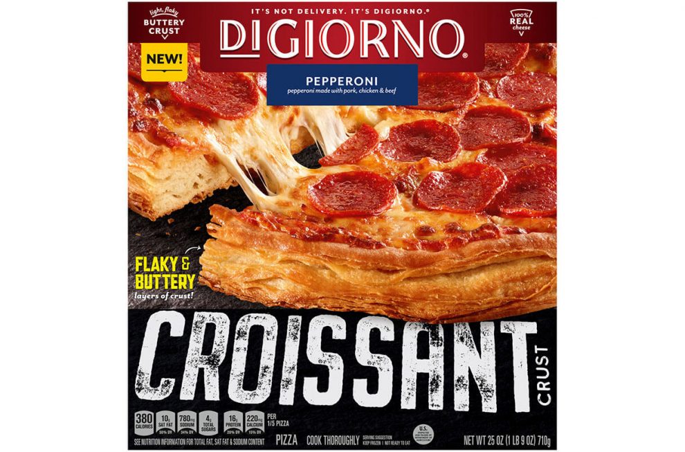 DiGiorno croissant crust pizza