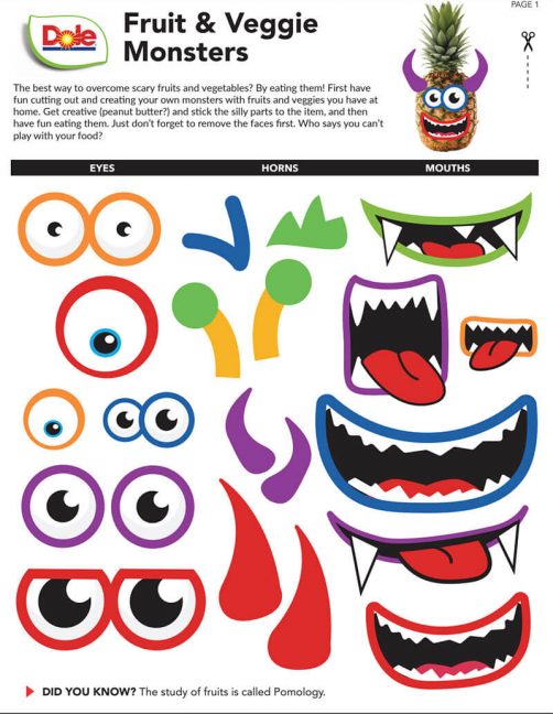 Dole Pixar stickers