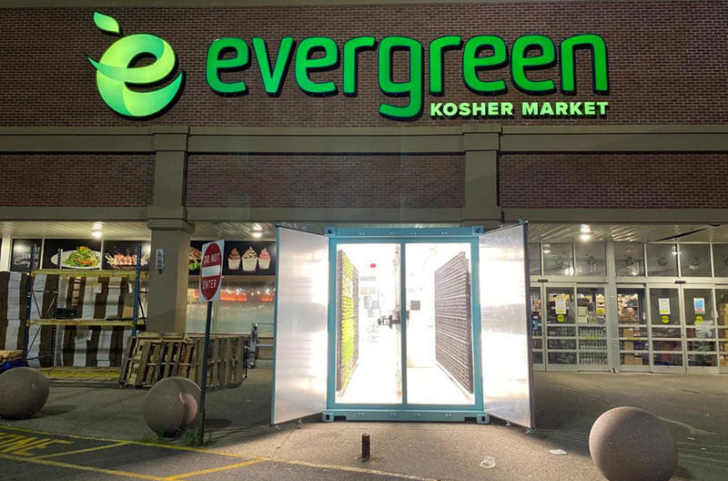 Evergreen kosher market geoponic