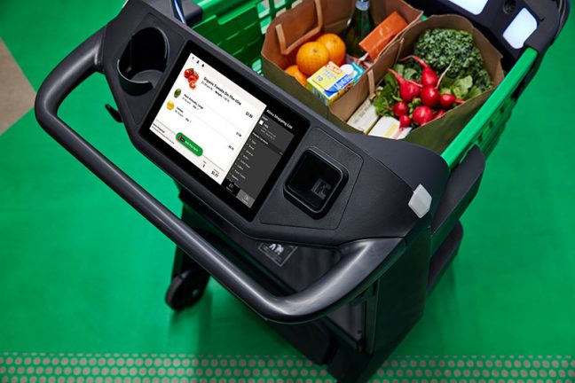 Amazon Fresh dash cart