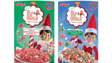 Kellogg vanilla candy cane