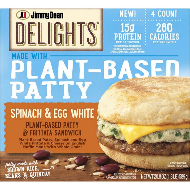 Jimmy Dean plant-based patty