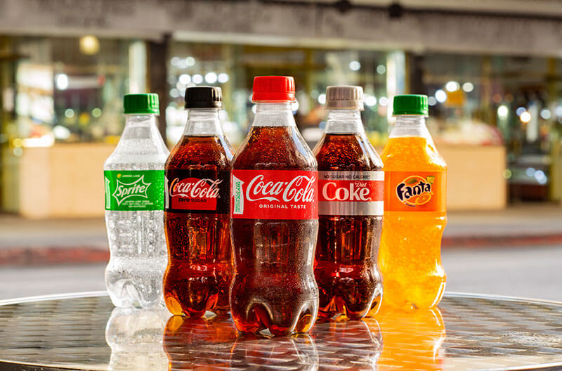 Coke bottles