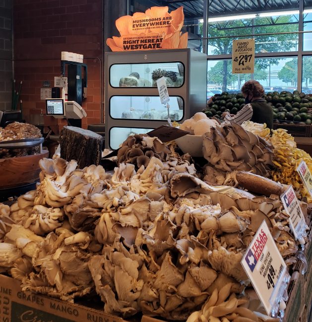 Central Market mushrooms