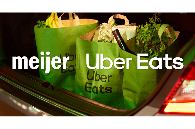 Uber Eats and Meijer partnership