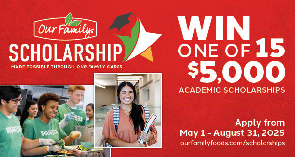 2025 SpartanNash Our Family Scholarship advertisement