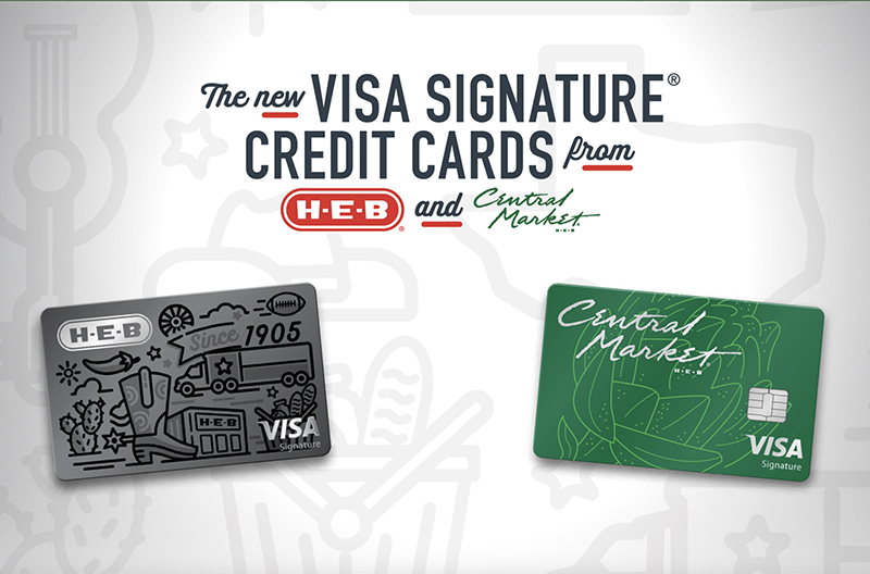 Visa credit cards H-E-B Central Market