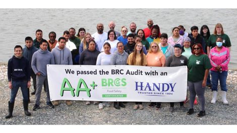 Handy Seafood receives AA+ certification