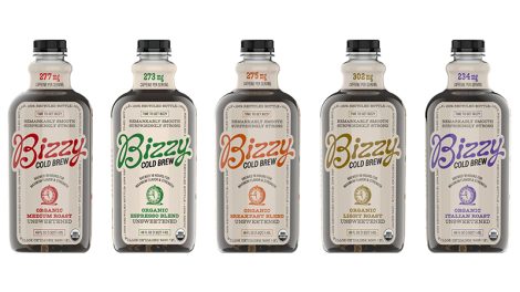 Bizzy Cold Brew branding packaging