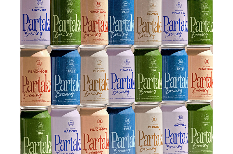 Partake Brewing packaging