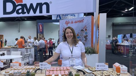 Sarah Hickey from Dawn Foods at IDDBA