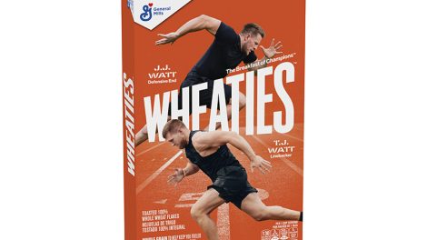 Wheaties has named new champions, brothers J.J. Watt and T.J. Watt, on its cereal box.