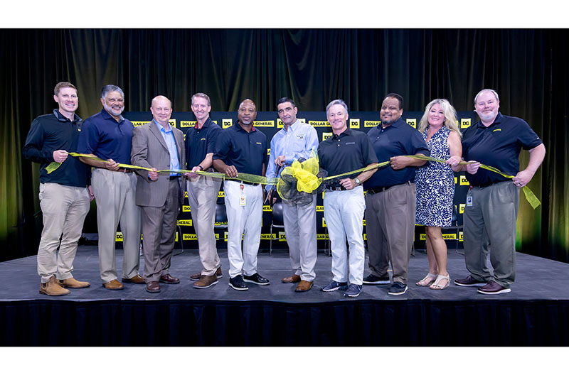 Dollar General holds grand opening for its distribution center in Blair, Nebraska.